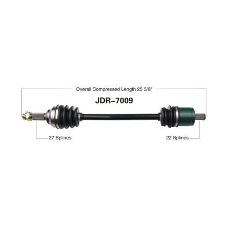 Wide Open OE Replacement CV Axle for GATOR FRONT L HPX 4X4 9-17/XUV620i/850D JDR-7009